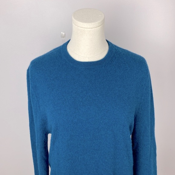Naadam 100% Cashmere Unisex Sweater in teal size men’s small - Picture 5 of 13